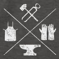 Blacksmithy Tools Blacksmithing Forging Blacksmith Vector Backpack