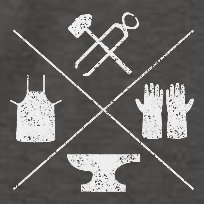 Blacksmithy Tools Blacksmithing Forging Blacksmith Vector Backpack