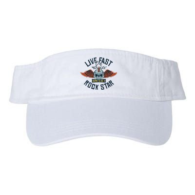 Born To Be Rock Star Valucap Bio-Washed Visor