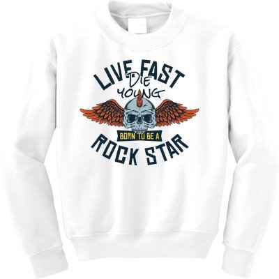 Born To Be Rock Star Kids Sweatshirt