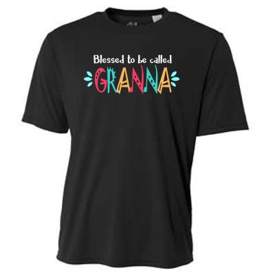 Blessed To Be Called Granna Cooling Performance Crew T-Shirt