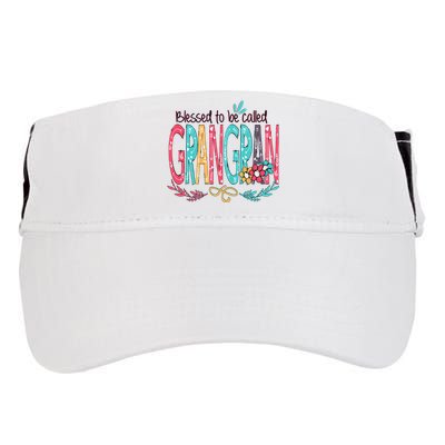 Blessed To Be Called Grangran Colorful Grandma Adult Drive Performance Visor