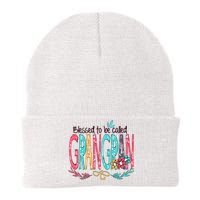 Blessed To Be Called Grangran Colorful Grandma Knit Cap Winter Beanie