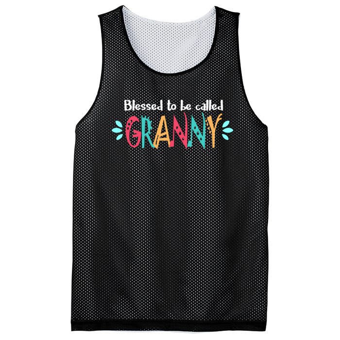 Blessed To Be Called Granny Mesh Reversible Basketball Jersey Tank