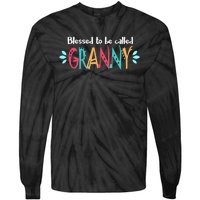 Blessed To Be Called Granny Tie-Dye Long Sleeve Shirt