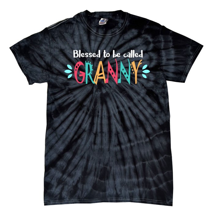 Blessed To Be Called Granny Tie-Dye T-Shirt