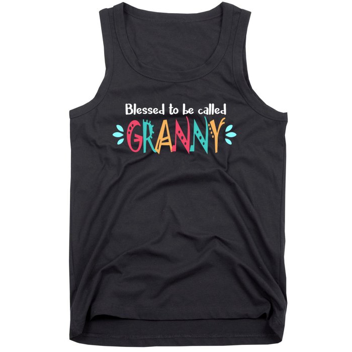 Blessed To Be Called Granny Tank Top