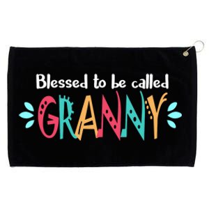 Blessed To Be Called Granny Grommeted Golf Towel