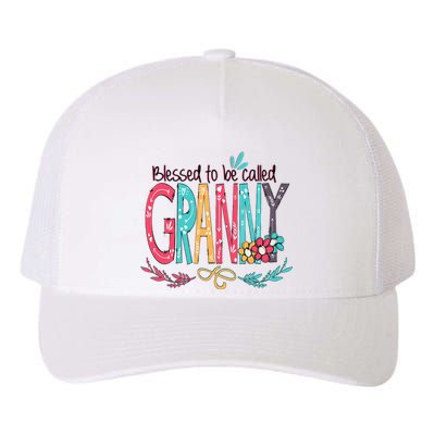 Blessed To Be Called Granny Colorful Grandma Yupoong Adult 5-Panel Trucker Hat