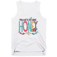 Blessed To Be Called Honey Colorful Grandma Tank Top