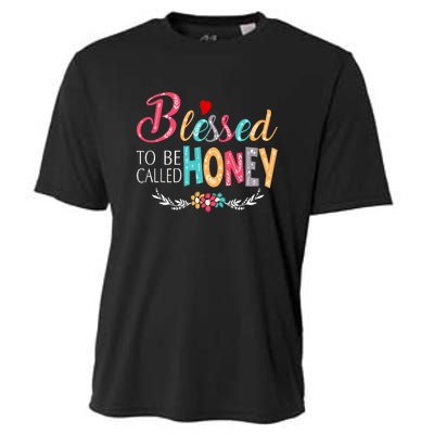 Blessed To Be Called Honey Colorful Art Cooling Performance Crew T-Shirt