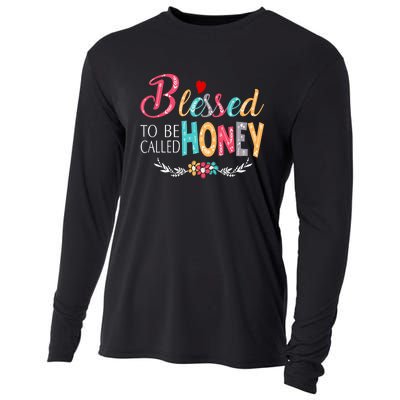 Blessed To Be Called Honey Colorful Art Cooling Performance Long Sleeve Crew