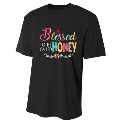 Blessed To Be Called Honey Colorful Art Performance Sprint T-Shirt