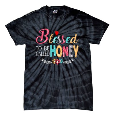 Blessed To Be Called Honey Colorful Art Tie-Dye T-Shirt