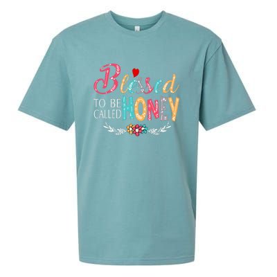 Blessed To Be Called Honey Colorful Art Sueded Cloud Jersey T-Shirt