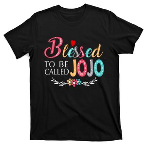 Blessed To Be Called Jojo Colorful Art T-Shirt