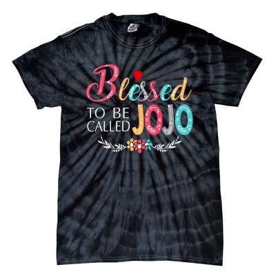 Blessed To Be Called Jojo Colorful Art Tie-Dye T-Shirt