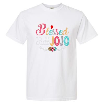 Blessed To Be Called Jojo Colorful Art Garment-Dyed Heavyweight T-Shirt