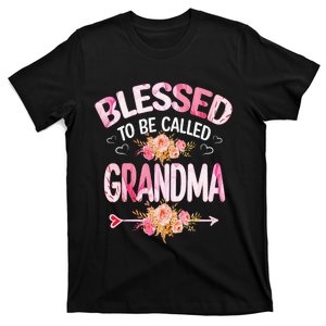 Blessed To Be Called Grandma Mother's Day Mom Grandma Gift T-Shirt