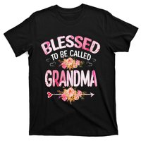 Blessed To Be Called Grandma Mother's Day Mom Grandma Gift T-Shirt