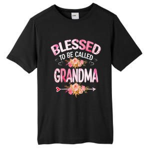 Blessed To Be Called Grandma Mother's Day Mom Grandma Gift Tall Fusion ChromaSoft Performance T-Shirt