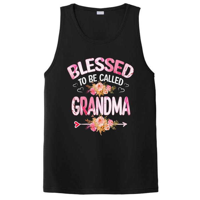 Blessed To Be Called Grandma Mother's Day Mom Grandma Gift PosiCharge Competitor Tank