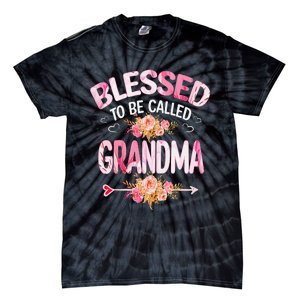 Blessed To Be Called Grandma Mother's Day Mom Grandma Gift Tie-Dye T-Shirt