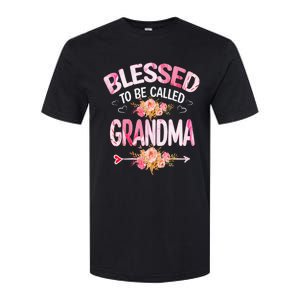 Blessed To Be Called Grandma Mother's Day Mom Grandma Gift Softstyle CVC T-Shirt