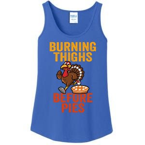 Burning Thighs Before Pies Turkey Trot Costume Gift Ladies Essential Tank