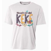 Blessed To Be Called Keke Colorful Grandma Cooling Performance Crew T-Shirt