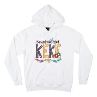 Blessed To Be Called Keke Colorful Grandma Hoodie