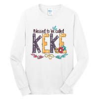 Blessed To Be Called Keke Colorful Grandma Tall Long Sleeve T-Shirt