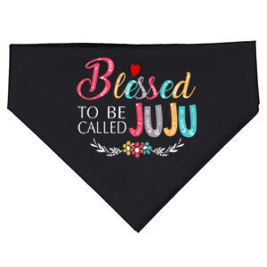 Blessed To Be Called Juju Colorful Art USA-Made Doggie Bandana