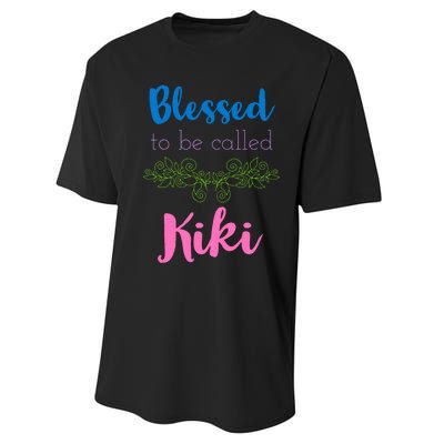 Blessed To Be Called Kiki MotherS Day Performance Sprint T-Shirt