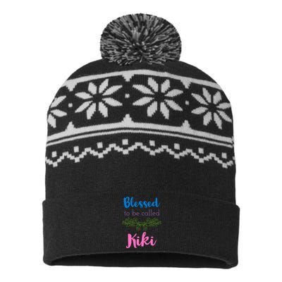 Blessed To Be Called Kiki MotherS Day USA-Made Snowflake Beanie