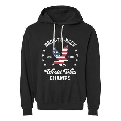 Back To Back World War Garment-Dyed Fleece Hoodie