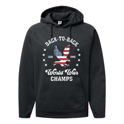 Back To Back World War Performance Fleece Hoodie