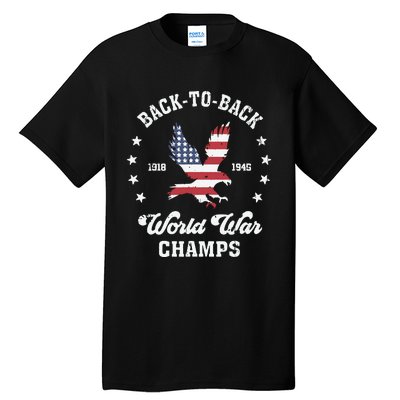 Back To Back World War Tall T-Shirt