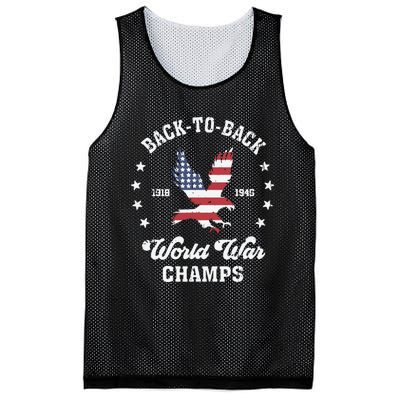 Back To Back World War Mesh Reversible Basketball Jersey Tank