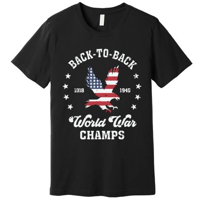 Back To Back World War Premium T-Shirt