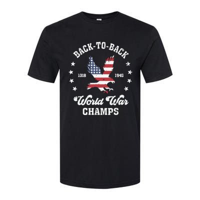 Back To Back World War Softstyle® CVC T-Shirt