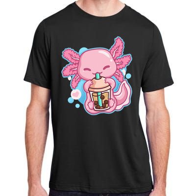 Boba Tea Bubble Tea Milk Tea Anime Axolotl Lover Gift Adult ChromaSoft Performance T-Shirt