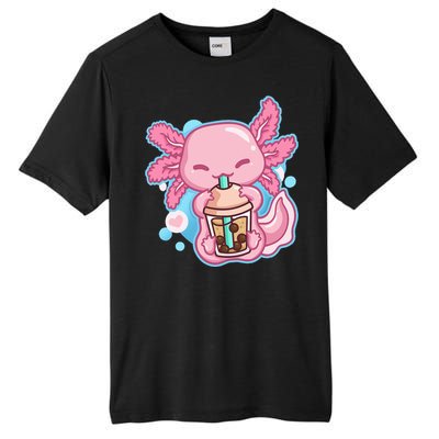 Boba Tea Bubble Tea Milk Tea Anime Axolotl Lover Gift Tall Fusion ChromaSoft Performance T-Shirt