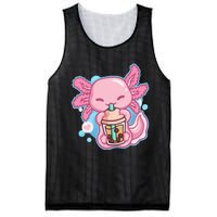 Boba Tea Bubble Tea Milk Tea Anime Axolotl Lover Gift Mesh Reversible Basketball Jersey Tank