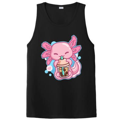 Boba Tea Bubble Tea Milk Tea Anime Axolotl Lover Gift PosiCharge Competitor Tank