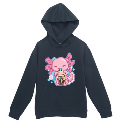 Boba Tea Bubble Tea Milk Tea Anime Axolotl Lover Gift Urban Pullover Hoodie