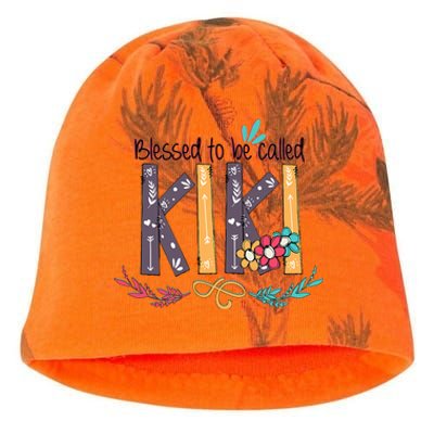 Blessed To Be Called Kiki Colorful Grandma Kati - Camo Knit Beanie