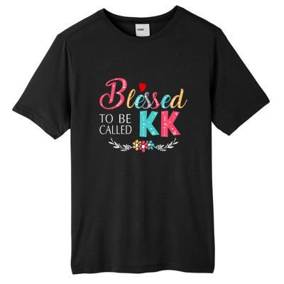 Blessed To Be Called Kk Colorful Art Tall Fusion ChromaSoft Performance T-Shirt