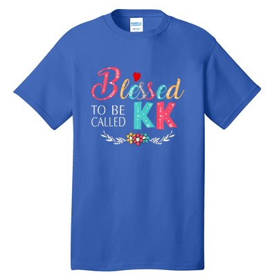 Blessed To Be Called Kk Colorful Art Tall T-Shirt