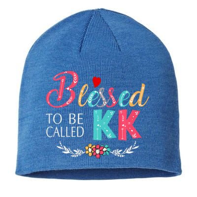 Blessed To Be Called Kk Colorful Art Sustainable Beanie